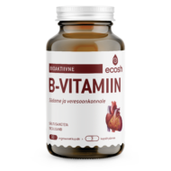 B-VITAMIIN SÜDAMELE – Bioaktiivne kompeks Optimaalsete dooside ja kiirelt organismi jõudev BIOAKTIIVNE B-VITAMIINI KOMPLEKS SÜDAMELE aitab kaasa südame ja veresoonkonna normaalsele talitlusele, väsimuse ja kurnatuse vähenemisele ja vananemise pidurdamisele. Toode sobib kõigile täisealistele, eriti 50+ vanustele.