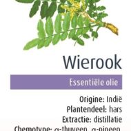 Meie orgaanilise viiruki (Boswellia  serrata) eeterlik õli on pärit Indiast. Selle aroom on maskuliinne.

Pudelis 10 ml kõrgkvaliteetset  ja looduspuhast viirukiõli.

 

 